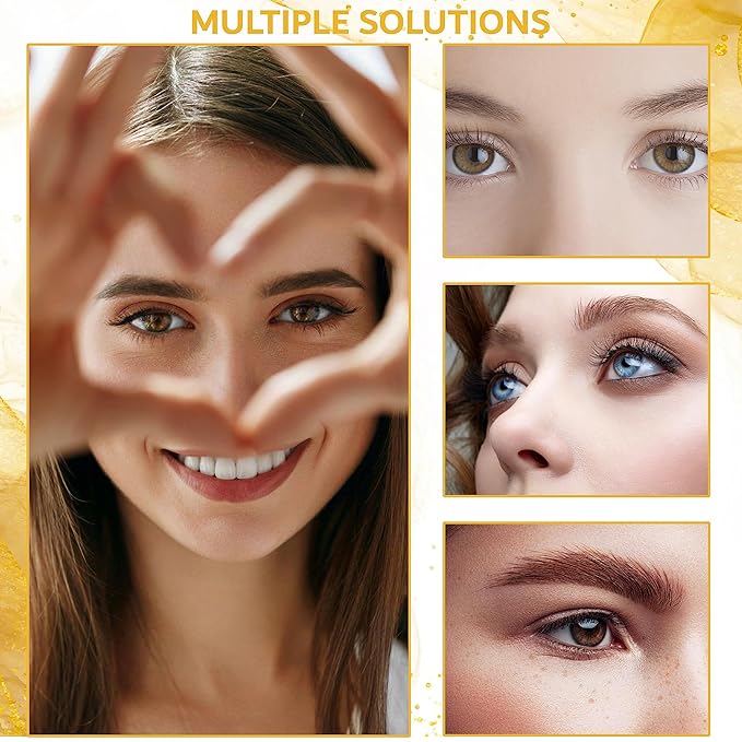 32 Pairs 24K Gold Under Eye Patches - Dark Circle & Puffy Eye Treatment - Anti-Aging Hydrogel for Wrinkle Reduction & Skin Rejuvenation - Reduces Wrinkles & Freshens Skin-FemmiqueWomen