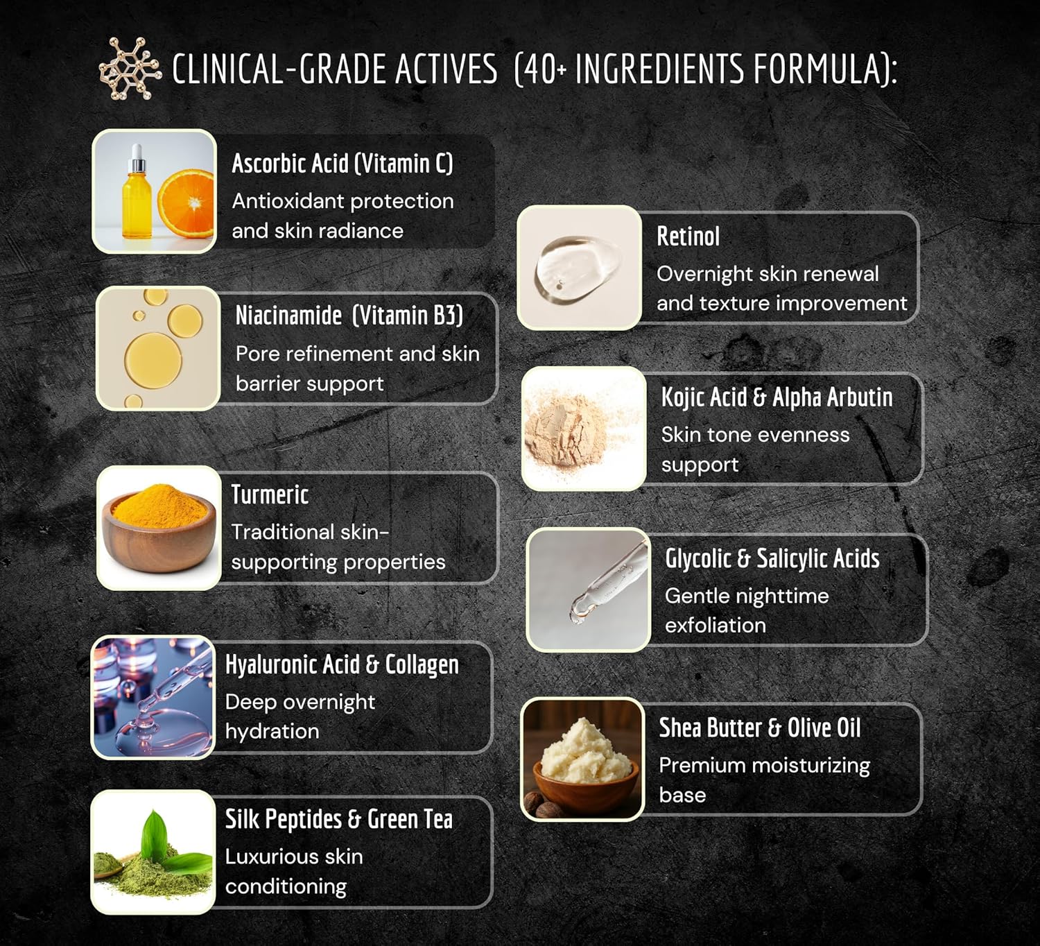 All-in-One Face & Body Unisex Bar - 40+ Ingredient Complex Vitamin C,E,B3 Retinol, Hyaluronic/Glycolic/Salicylic Acid - Kojic, Turmeric and B-Carotene for Cleansing and Beautifying Skin (10.6 oz)-FemmiqueWomen