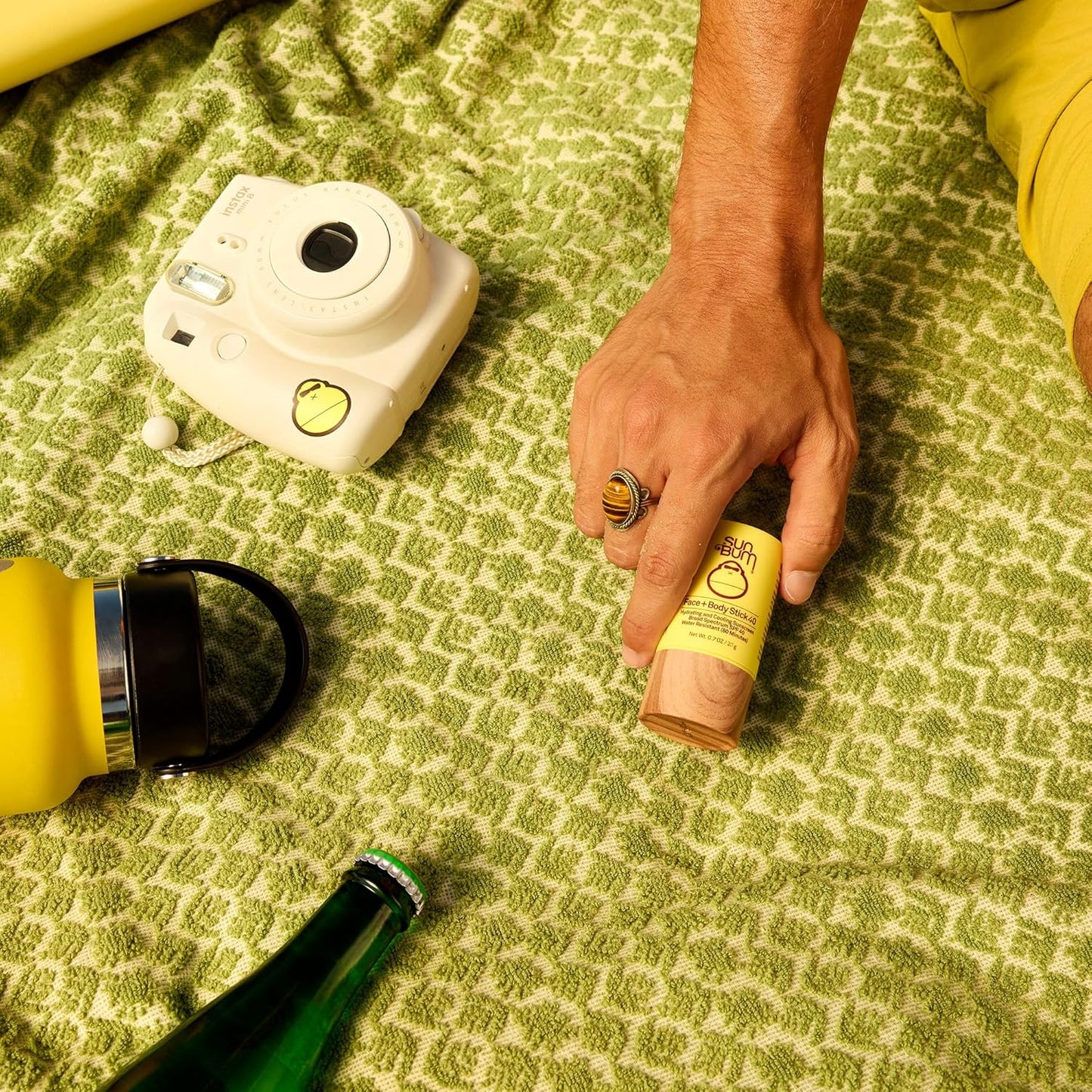 Sun Bum Original SPF 40 Face and Body Sunscreen Stick - Water resistant Broad Spectrum Facial Sunscreen - Hawaii 104 Act Compliant (Made Without Octinoxate & Oxybenzone) - Travel Size - 0.7 oz-FemmiqueWomen