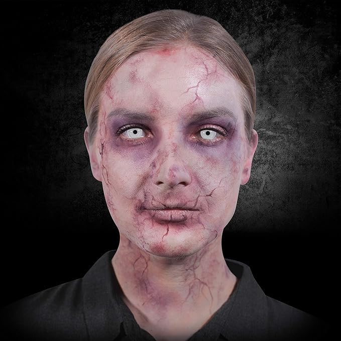 12-Color Death FX Cream Palette, Professional Quick Drying Waterproof SFX Makeup for the Stage, Film, Costumes, Cosplay, Halloween-FemmiqueWomen