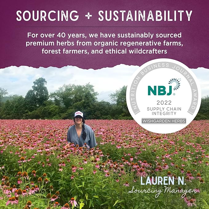 WishGarden Herbs Perineal Massage Oil - Certified Organic Herbal Oil Infusion with Plantain Leaf, Calendula & Jojoba Oil, Supports Skin Elasticity & Prevents Perineum Tearing During Childbirth, 2oz-FemmiqueWomen