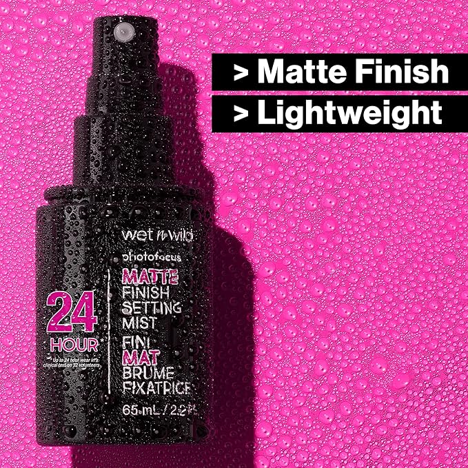 Wet n Wild Photo Focus Matte Finish Setting Mist, Matte - clear-FemmiqueWomen