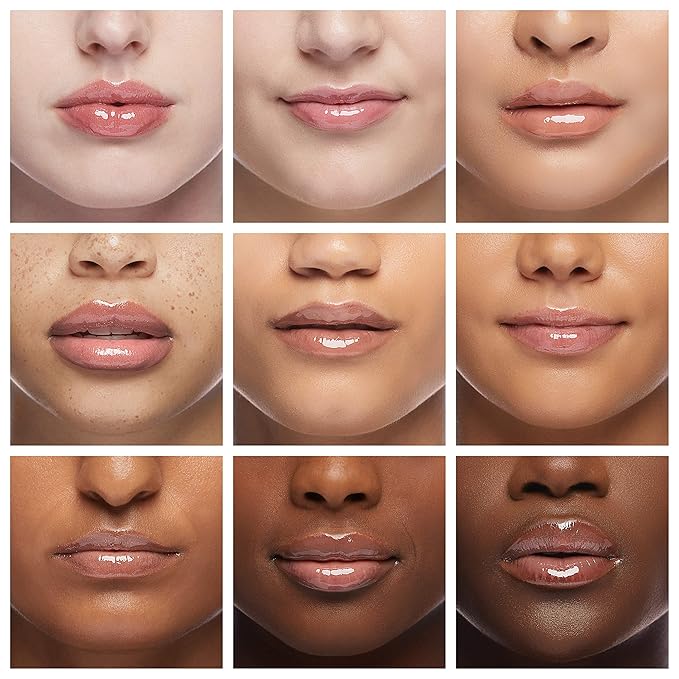 3 Set Lip Oil Hydrating Tinted Lip Balm, Plump Lip Gloss Lip Care Transparent Toot Lip Oil Tinted, Glass Lip Glow Oil Fresh Texture & Non-sticky, Nourishing Repairing Lightening Lip Lines Lip Care Products-FemmiqueWomen