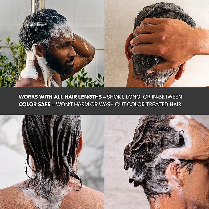 Caldera + Lab The Shampoo | Men’s Shampoo for Healthy Hair, Sulfate-Free Daily Cleanser, Dermatologically Tested - All Hair Types-FemmiqueWomen