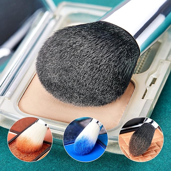 Jessup Makeup Brushes 15 Pcs Makeup Brush Set Beauty Cosmetics Make Up Powder Concealer Eyeshadow Eyeliner Blending Lip Brush Tools (Black/Silver) T092-FemmiqueWomen