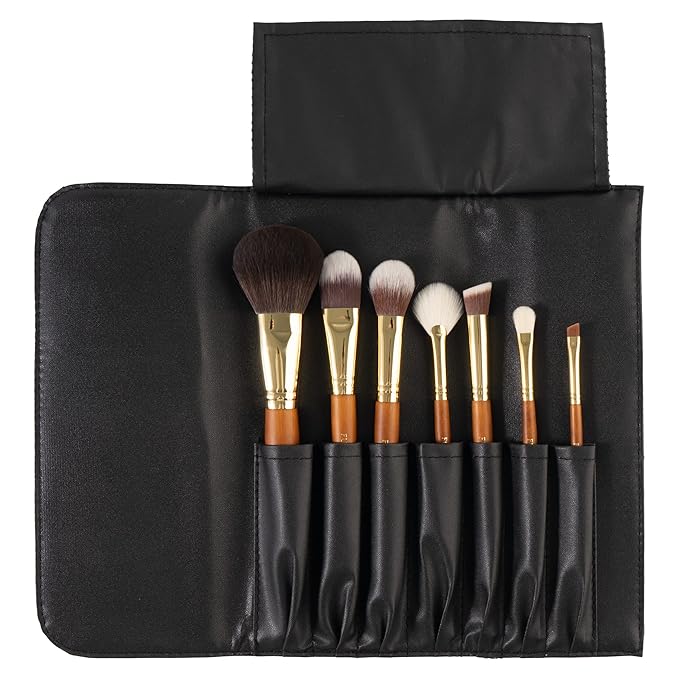 Fuller Cosmetic Brush & Bag Set (Set of 7 Brushes)-FemmiqueWomen