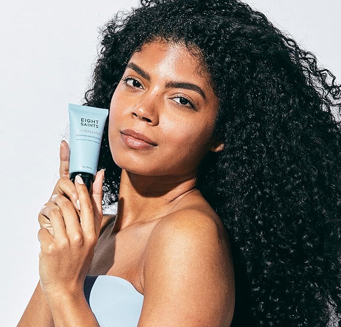 Eight Saints Daydreamer Soothing Anti Aging Face Moisturizer, Natural & Organic Fast Absorbing Oil Free Face Lotion With Hyaluronic Acid & Vitamin E, Hydrating Daily Facial Moisturizer, 2 Ounces-FemmiqueWomen