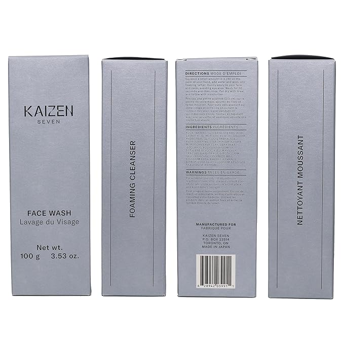 2-Step Set for Men | Made in Japan | Face Wash 100ML and Light Moisturizer 120ML-FemmiqueWomen