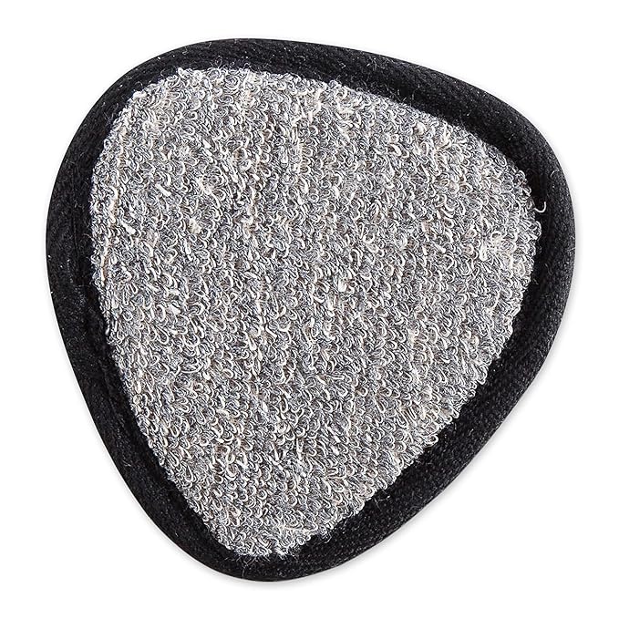 Urbana Spa Prive Men's Bamboo Charcoal Collection, Face Pad,Grey,6338-FemmiqueWomen