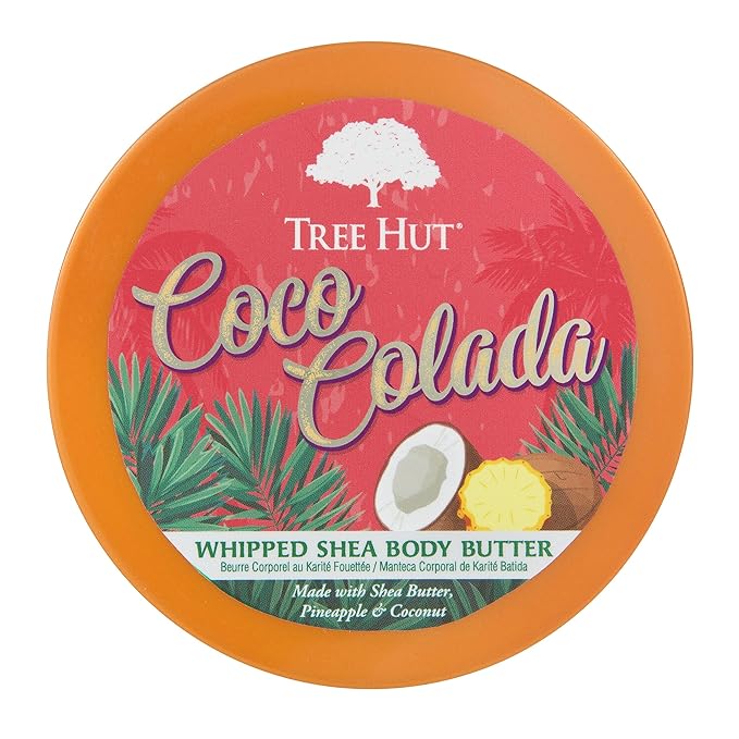 Tree Hut Coco Colada Whipped Shea Body Butter, 8.4oz, with Natural Shea Butter for Nourishing Essential Body Care-FemmiqueWomen