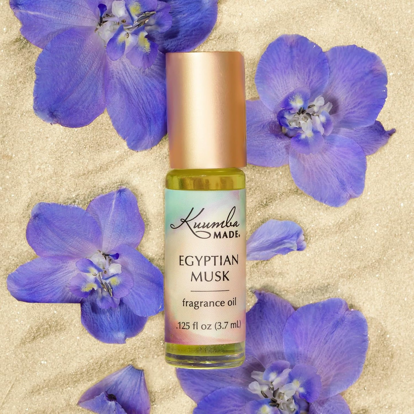 Kuumba Made Egyptian Musk Fragrance Oil Roll-On 0.125 fl oz (3.7ml) | Rollerball Perfume | Alcohol Free-FemmiqueWomen