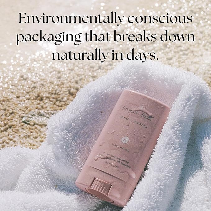 SPF 50 Sheer Mineral Sunscreen Stick - Vegan, Reef Safe, Non-Nano Zinc, Face Sunblock Stick, No White Residue, Pocket Size, Ideal for Travel & Kids .05 oz-FemmiqueWomen