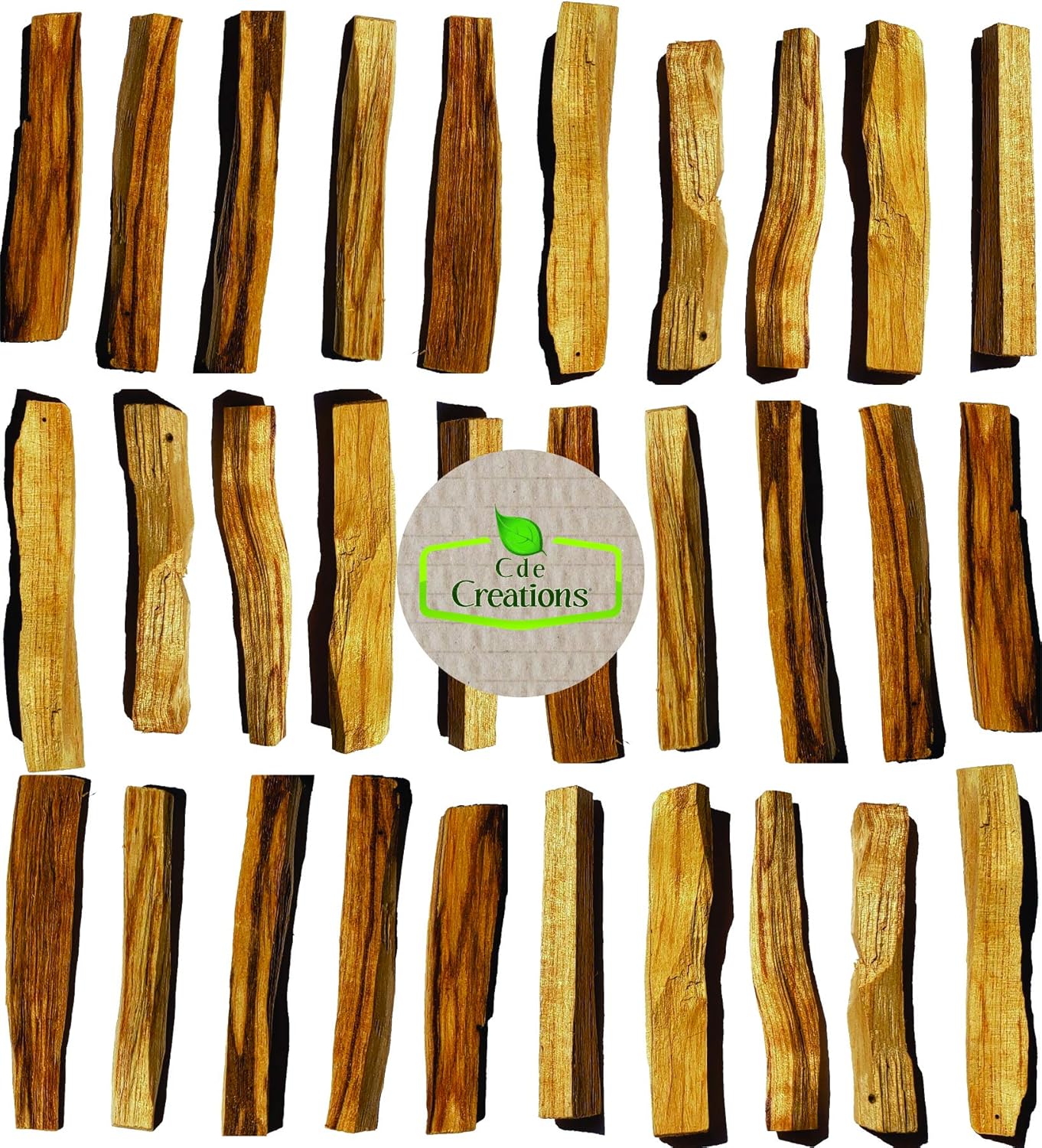 30 Palo Santo Smudging Bulk Lot Sticks, High Resin Palo Santo, Holy Wood. Premium Certified Authentic, Wild Harvested Incense Stick for Purifying, Cleansing, Healing (30 Sticks)-FemmiqueWomen