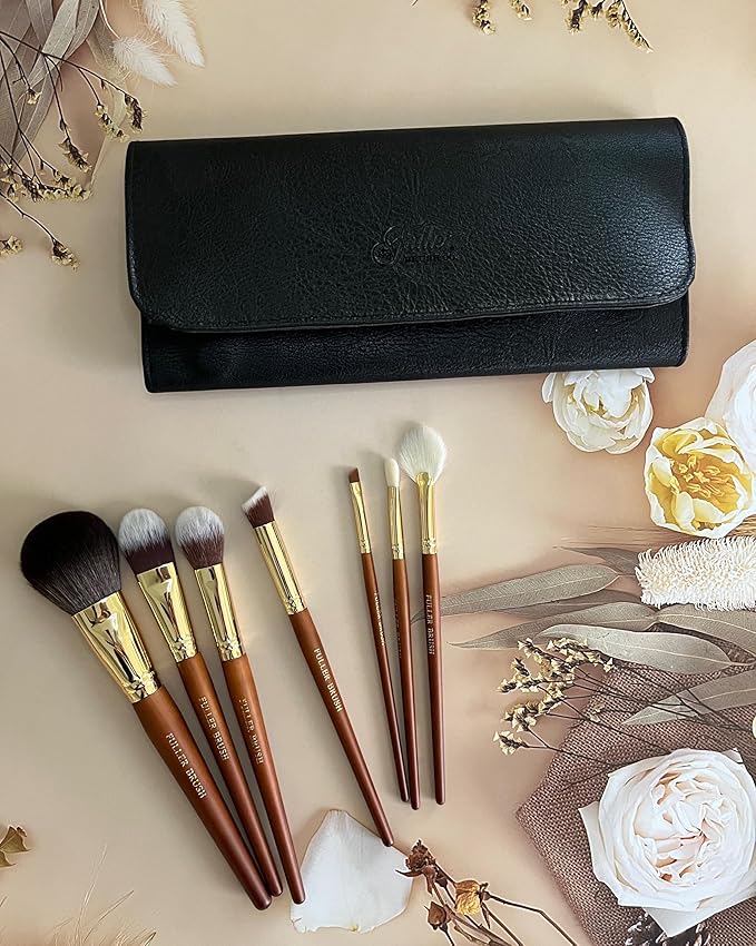 Fuller Cosmetic Brush & Bag Set (Set of 7 Brushes)-FemmiqueWomen