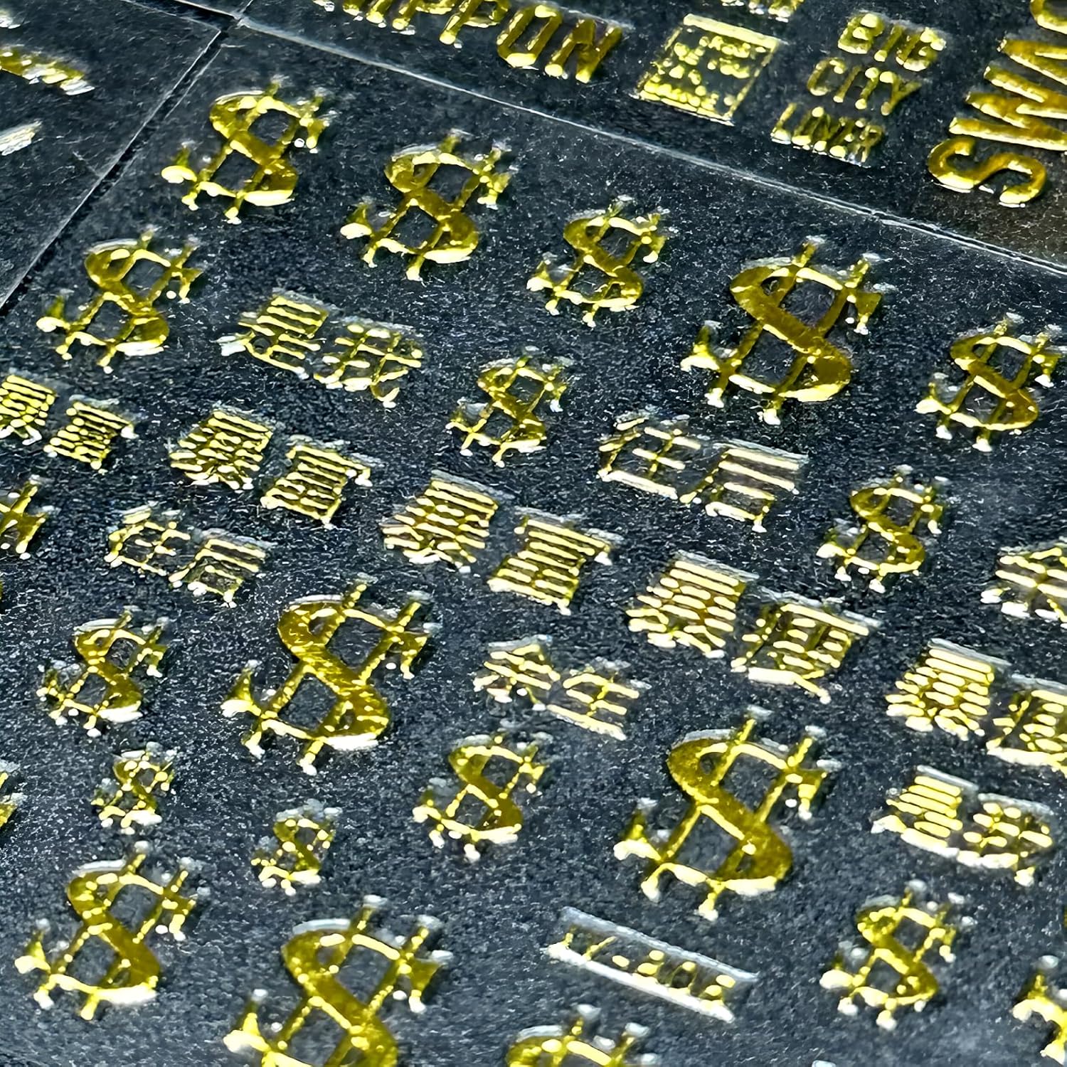 30 Sheets Gold Nail Stickers Decals Gold Star Line Nail Decals 3D Self-Adhesive Nail Art Stickers Flower Butterfly Nail Supplies for DIY Acrylic Nails for Women-FemmiqueWomen