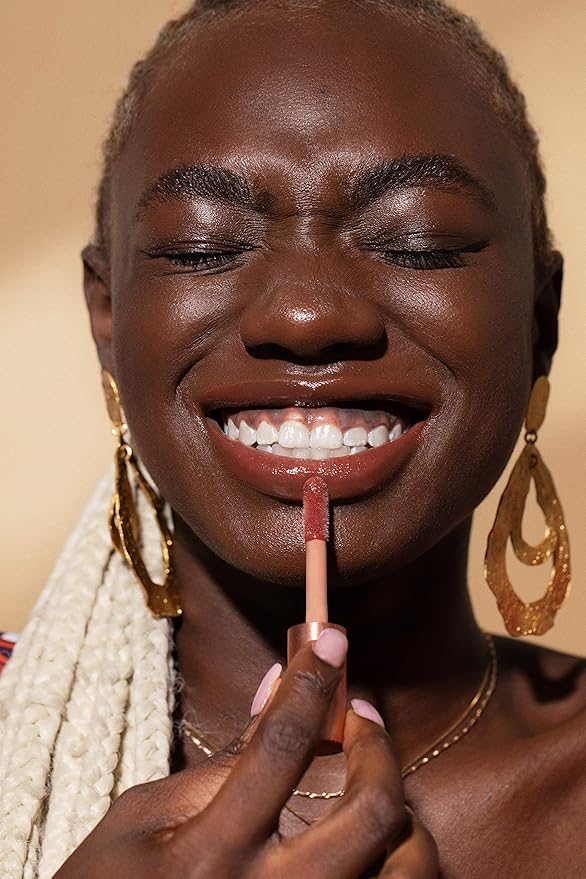 Live Tinted Huegloss High-Shine Lip Gloss - Hydrating, Non-Sticky, Moisturizing Lip Gloss with Hyaluronic Acid, Coconut Oil, and Shea Butter For a Soft Barrier & Seals in Moisture - Soft Rose-FemmiqueWomen