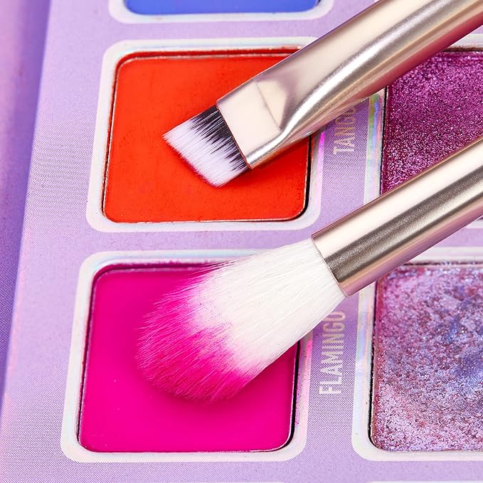 Jessup Eyeshadow Brushes 15pcs, Natural Eye Brush Set for Eyeshadow Blending Concealer Eyebrow Eyeliner, Blushing Bride T294-FemmiqueWomen