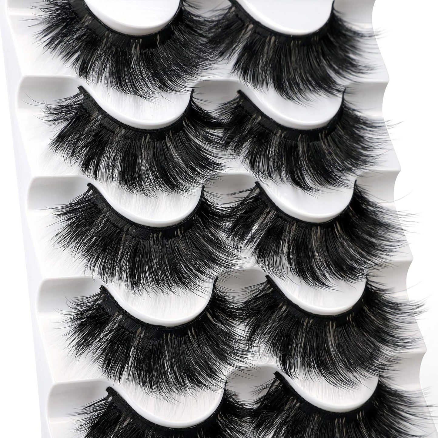 Faux Mink Eyelashes Thick Lashes Volume Dramatic False Eyelashes Luxury Volume Soft Handmade Reusable Lashes Pack-FemmiqueWomen