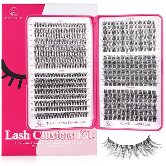 Lash Clusters Wispy - Lash Clusters,30D 40D Lash Clusters For Natural Look WideSpan 8-16MM Eyelash Clusters D Curl Lash Clusters For DIY Lashes At Home-FemmiqueWomen