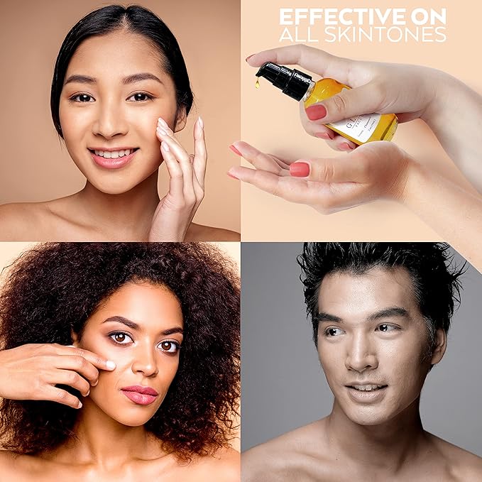 Glow - Turmeric & Rosehip Face Oil, Natural & Organic Face Moisturizer with Turmeric, Camellia, Sea Buckthorn and Chamomile - Facial Serum - 2 oz-FemmiqueWomen