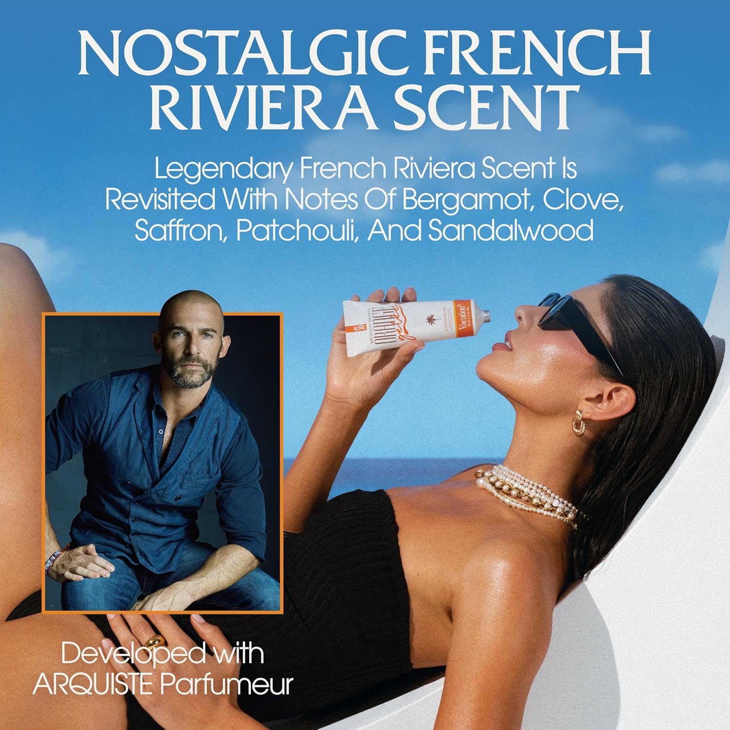 Vacation Orange Gelée SPF 30 Gel & Tube Key Bundle, Hydrating Balm-to-Oil Sunscreen, Mineral-Oil Free, Water-Resistant, Travel Size, 3.12 Oz.-FemmiqueWomen