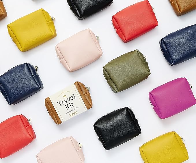 Pinch Provisions Travel Kit, includes 18 Must-Have Emergency Essential Items for Travelling, Ideal Road Trip or Airport Gift for Friends, Family & Peers, Portable Pouch-FemmiqueWomen