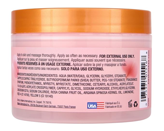 Tree Hut Moroccan Rose Whipped Shea Body Butter, 8.4oz, Lightweight, Long-lasting, Hydrating Moisturizer with Natural Shea Butter for Nourishing Essential Body Care-FemmiqueWomen