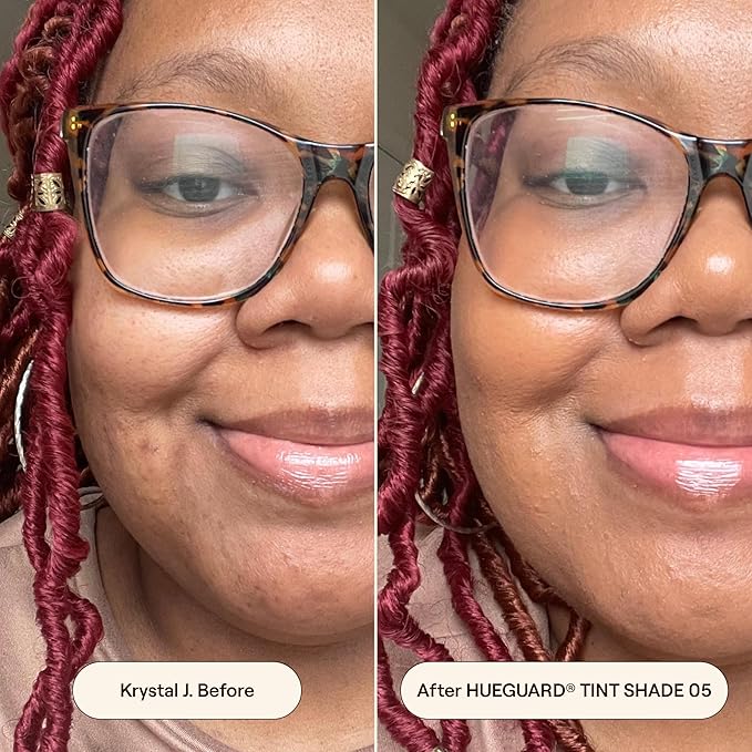 Live Tinted Hueguard Skin Tint SPF 50 - Tinted Mineral Sunscreen with Light-Medium Buildable Coverage With a Hydrating and Radiant Finish - Water and Sweat Resistant, 1.35 fl oz - Shade 05-FemmiqueWomen