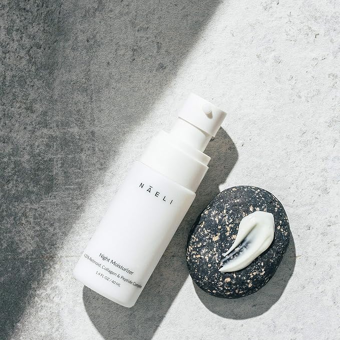 Retinoid Cream - 4.25% Retinol Night Moisturizer for Face & Neck with Collagen, Peptides & Hyaluronic Acid - Anti Aging Wrinkle Cream, Improves Skin Tone & Texture, 1.4 oz (Pack of 2)-FemmiqueWomen