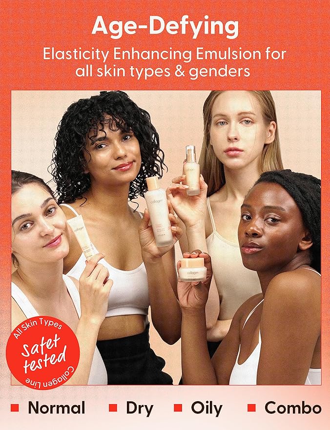 It'S SKIN Collagen Nutrition Emulsion - Marine Collagen Volume & Firming Facial Lotion, Intense Revitalizing & Elasticity for Rough and Aging Skin, 5.07 fl.oz.-FemmiqueWomen