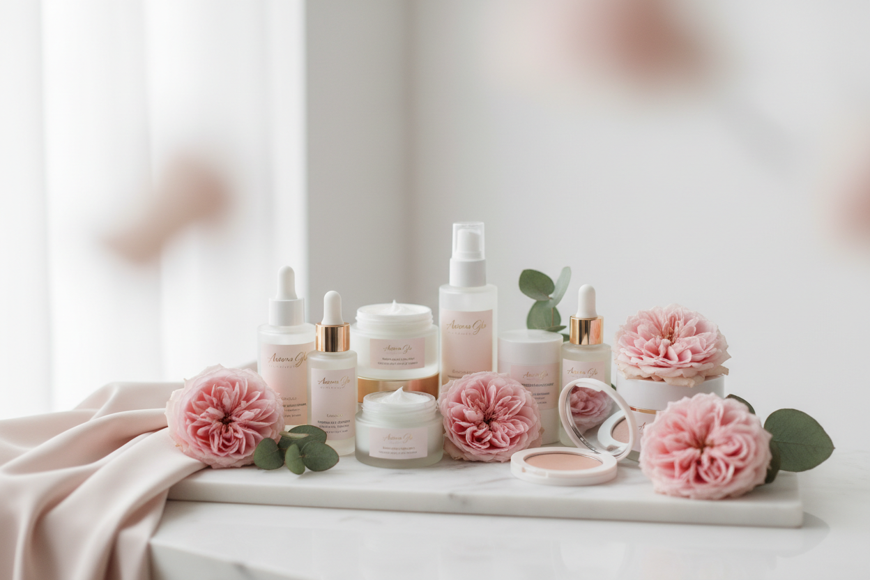  clearly reflect a women-focused personal care and beauty brand real image for this shop